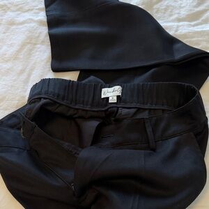 Black Wide-Leg dressy type Pants 8